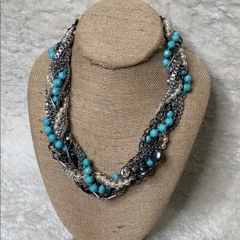 Chloe + Isabel Turquoise Torsade Necklace